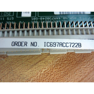 Fanuc JP7A1 VME Backplane Connector  IC697ACC722B - Used