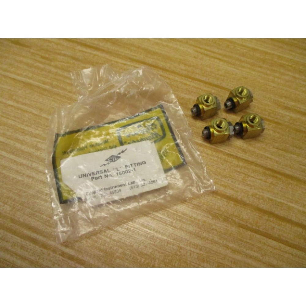 Clippard 15002-1 Universal "L" Fitting 150021 (Pack of 4)