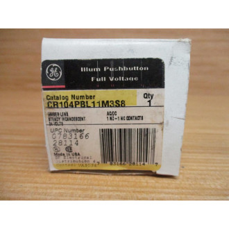 General Electric CR104PBL11M3S8 Illuminated Push Button