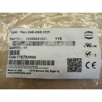 Harting 19300241521 Hood Han 24B-HSE-M25
