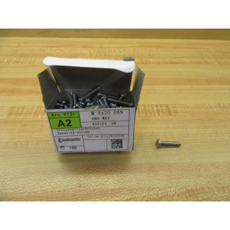 Sicherheitsschrauben Security Screws M 4X20 PAN Security Screws M4X20PAN