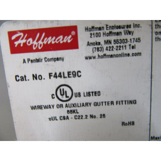 Hoffman F44LE9C Wireway - New No Box