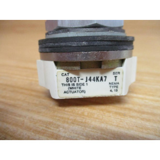 Allen Bradley 800T-J44KA7 Keyed Selector Switch - Used