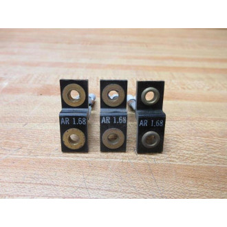 Square D AR1.68 Heater Element AR168 (Pack of 3) - Used
