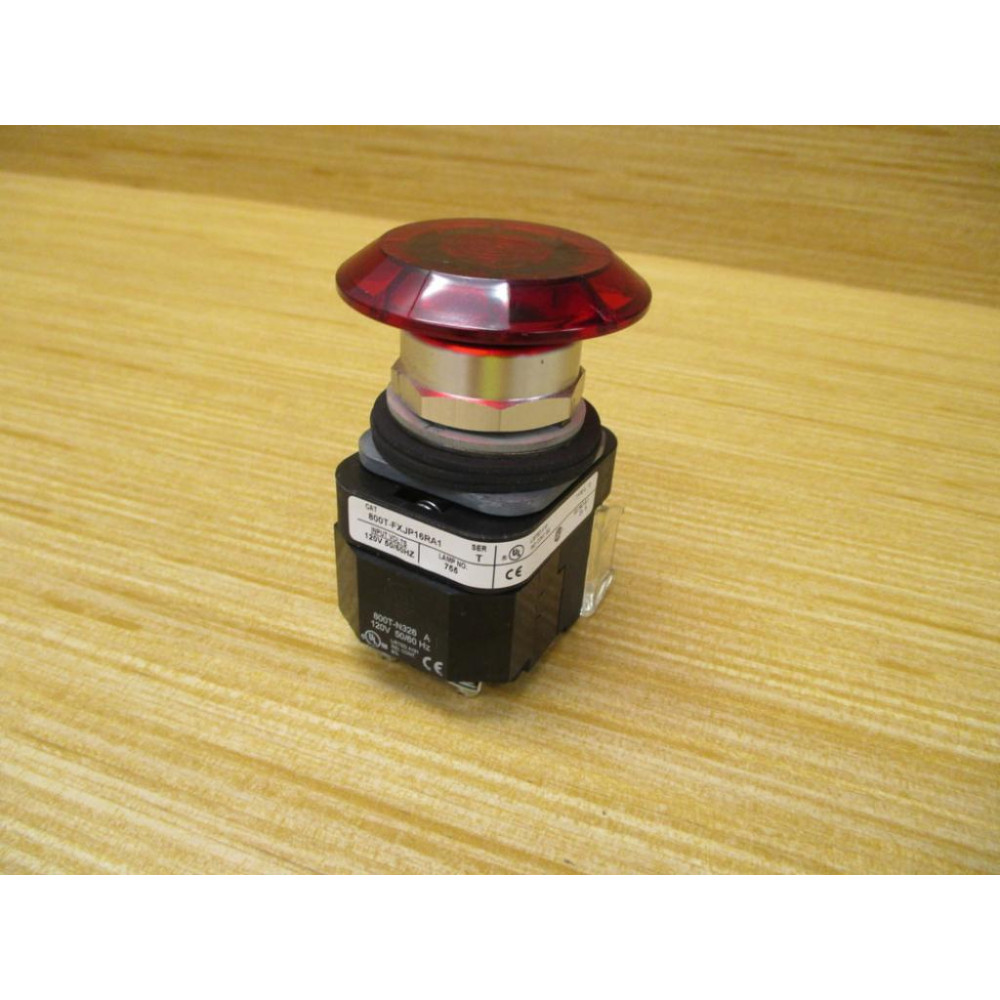 Allen Bradley 800T-FXJP16RA1 Red Button - New No Box