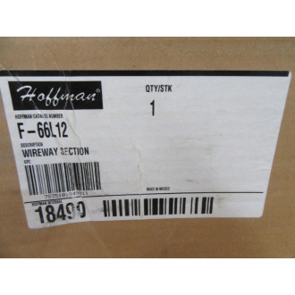 Hoffman F66L12 Straight Section 18490 W19506-097 44 LSGQR