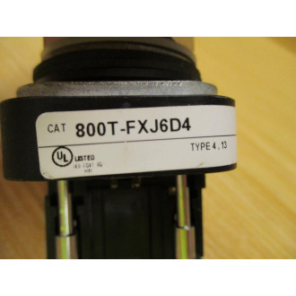 Allen Bradley 800T-FXJ6D4 Red Button 800TFXJ6D4 SER. T - New No Box