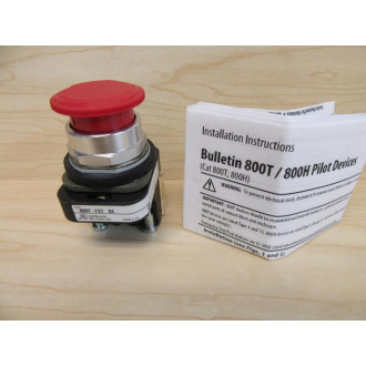 Allen Bradley 800T-FXT D4 Pushbutton 800TFXTD4 Red w800T-XD4 - New No Box