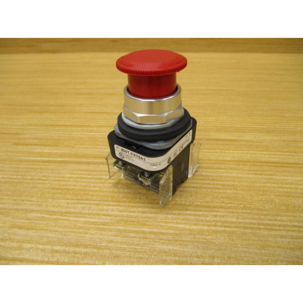 Allen Bradley 800T-FXT6A1 Red Button W800T-XD1, 800T-XD4 - New No Box