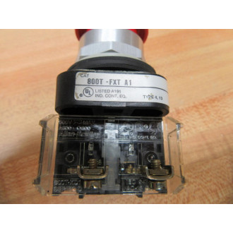 Allen Bradley 800T-FXT6A1 Red Button W800T-XD1, 800T-XD4 - New No Box
