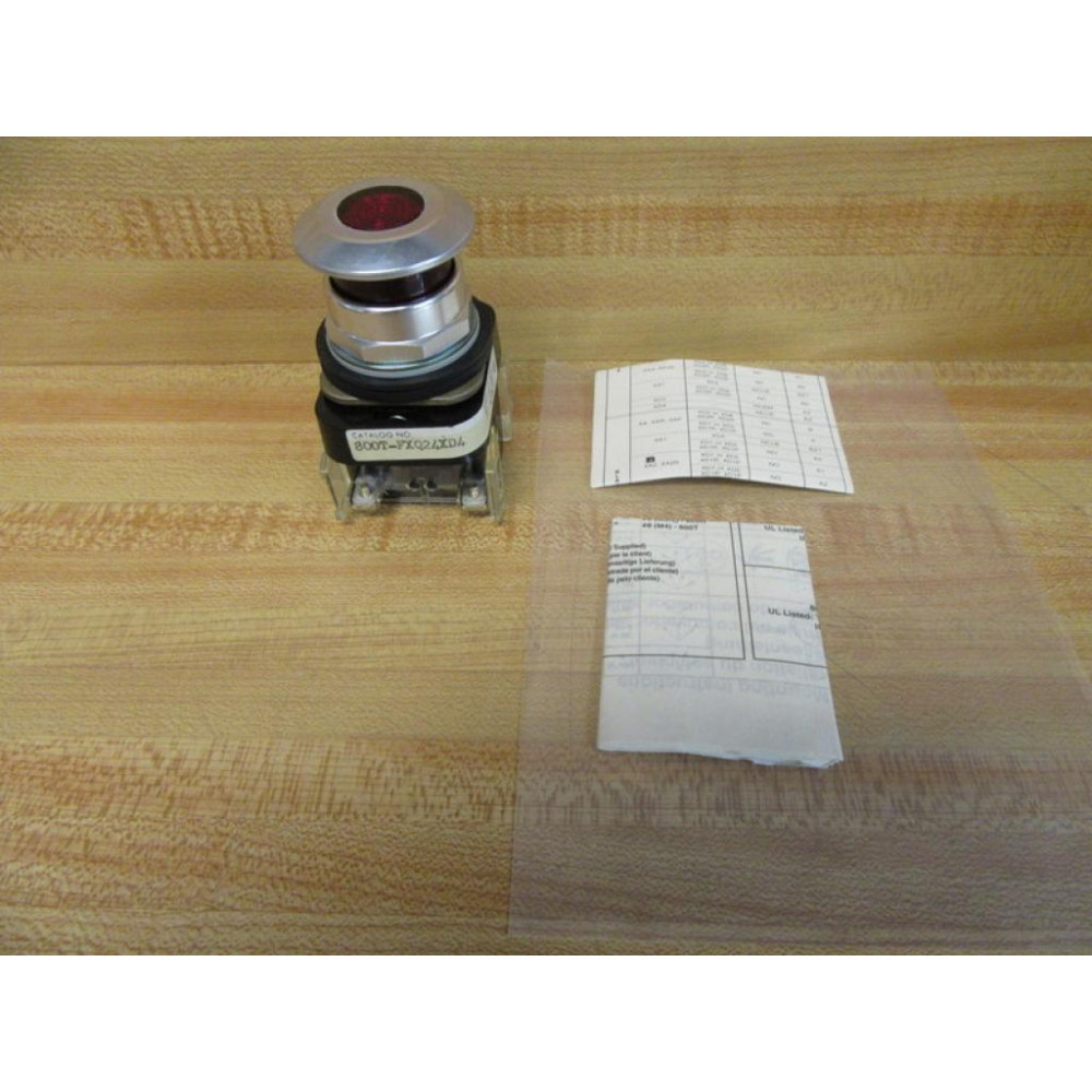 Allen Bradley 800T-FXQ24XD4 Button 800TFXQ24XD4 w800T-XD4 & 800T-Blank - New No Box