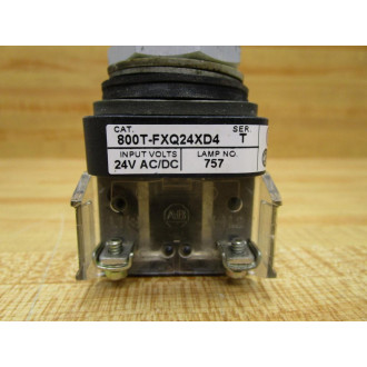 Allen Bradley 800T-FXQ24XD4 Button 800TFXQ24XD4 w800T-XA & 800T-Blank - Used