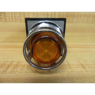 General Electric CR104PBL11E3S8 Push Button Switch Amber Button - Used