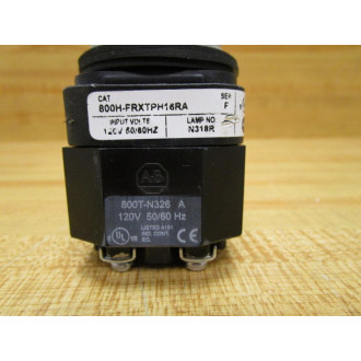 Allen Bradley 800H-FRXTPH16RA Button 800HFRXTPH16RA w800T-N326 & 800T-XA - New No Box