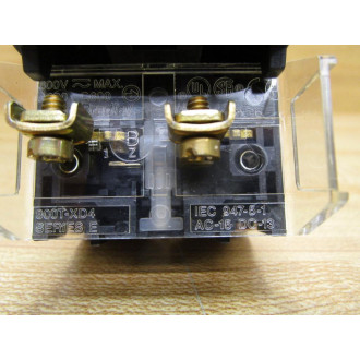 Allen Bradley 800T-FXQ24 D4 Red Button 800TFXQ24D4 wContact Blocks - New No Box