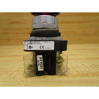 Allen Bradley 800T-FXTQ24AA5 Button 800TFXTQ24AA5 Red Lens - New No Box