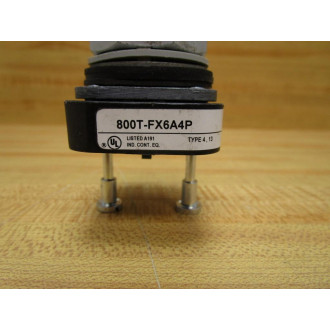 Allen Bradley 800T-FX6A4P Red Button 800TFX6A4P WO Contacts - New No Box