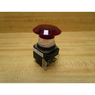 Allen Bradley 800T-PMJ16 R Button 800T-PMJ16 Red Lens - New No Box
