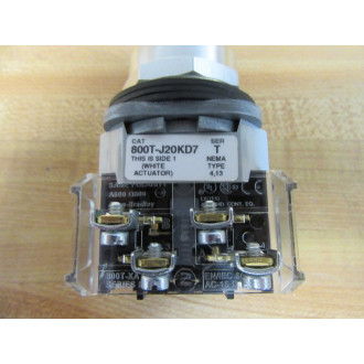 Allen Bradley 800T-J20KD7B Selector Switch 800TJ20KD7B - New No Box