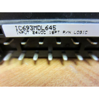 GEFanuc IC693MDL645 Input Module IC693MDL645 wo FacePlate - Used