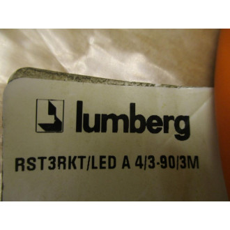 Lumberg RST3RKTLED A 43-903M Cordset RST3RKTLEDA43903M