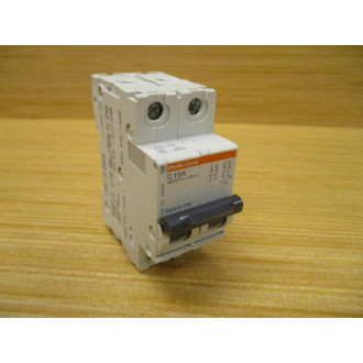 Merlin Gerin 24449 Square D Breaker 10A MG24449 Schneider W Din Clip - Used