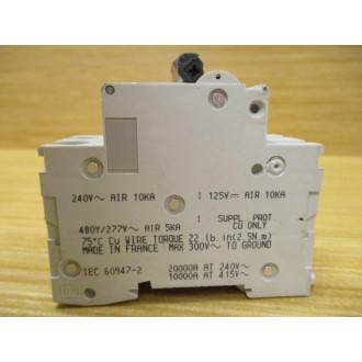 Merlin Gerin 24449 Square D Breaker 10A MG24449 Schneider W Din Clip - Used