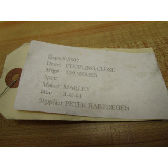Marley 5507 Coupling, Close 229 Series - Used