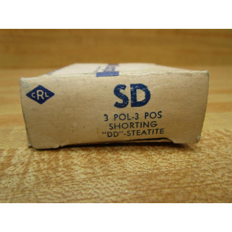 Centralab CRL SD 3 POL-3POS Rotary Wafer Switch SD 3 POL-3POS (Pack of 3)