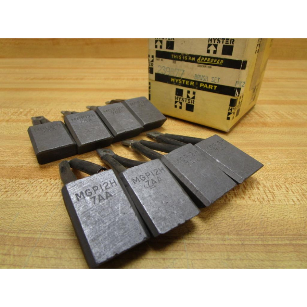 Hyster 239877 Carbon Brush MGP12H (Pack of 8)