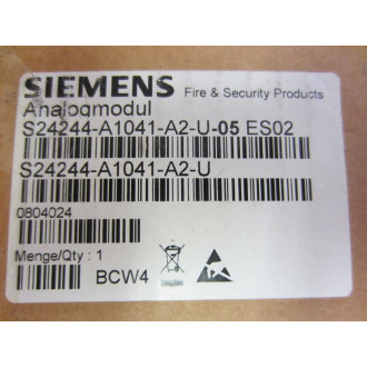 Siemens S24244-A1041-A2-U-05 Analog Module Bd S24244A1041A2U05 - Refurbished