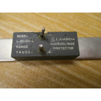 Lambda L-20-OV-6 Overvoltage Protector L20-0V-6 - Used