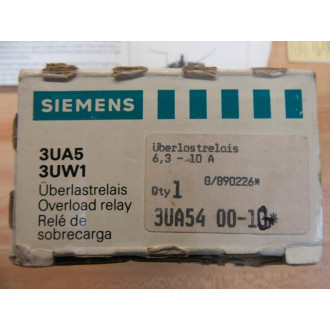 Siemans 3UA53UW1 Overload Relay 3UA53UW1