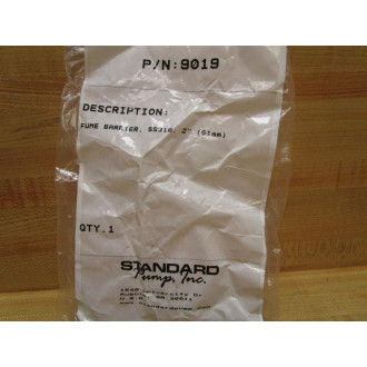 Standard Pump 9019 2" Stainless Steel Fume Barrier TC-304