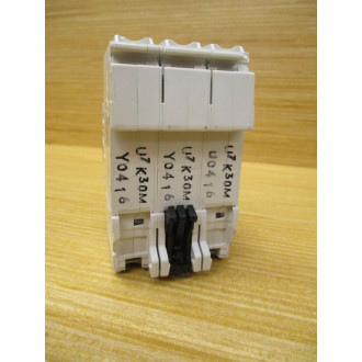 ABB S 203 U K 30A Circuit Breaker S203UK30A Cracked - Used