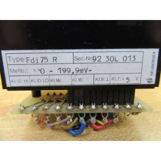 Neuberger Fdi 75R Display Fdi75R - Used