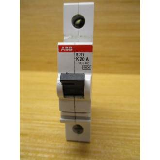 ABB S 271 K 20 A 20A Circuit Breaker S271K20A (Pack of 2) - Used