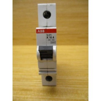ABB S 271 K 16 A 16A Circuit Breaker S271K16A (Pack of 2) - Used