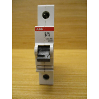 ABB S261 D16 16A Circuit Breaker S261D16 - Used