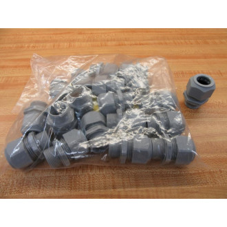 Hubbell SECM25G Euro-Cord Connector (Pack of 19) - New No Box