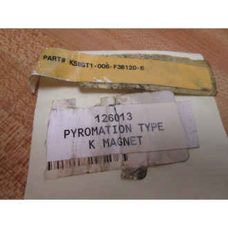 Pyromation K5MGT1-006-F3B120-6 Sensor - New No Box