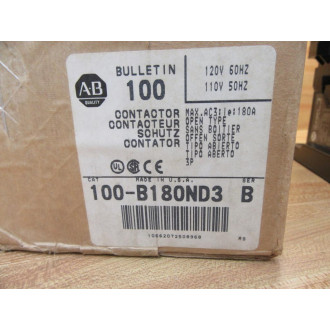 Allen Bradley 100-B180ND3 Contactor  100-B180N*3