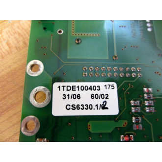 TDE-MACNO CS6330.1 Circuit Board CS63301  CS6330.12 - Used