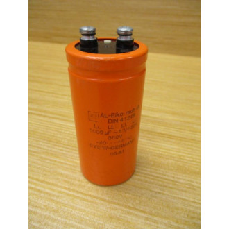 Roe DIN 41248 Capacitor AL-ELKO 1000µF 350V Orange - Used