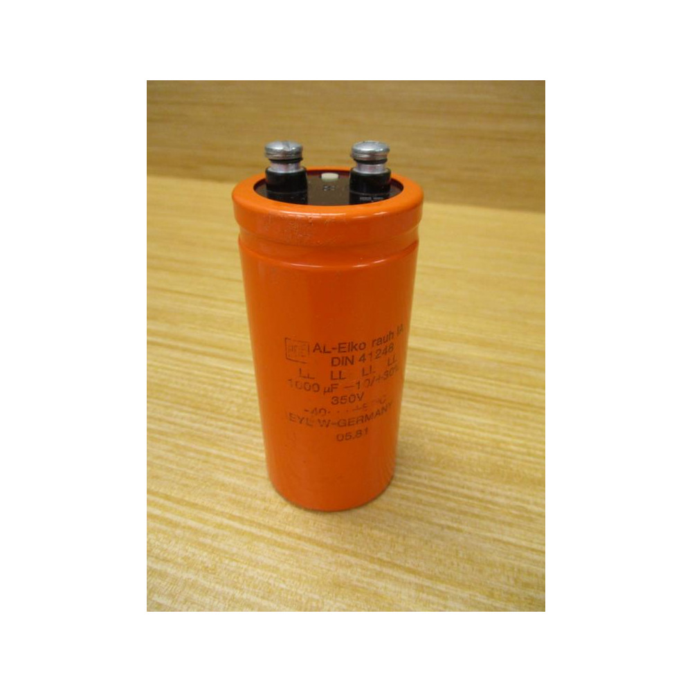 Roe DIN 41248 Capacitor AL-ELKO 1000µF 350V Orange - Used