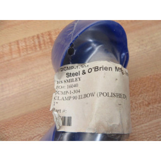 Steel & O'Brien 2CMP-1-304 Clamp 90 Elbow Polished 2CMP1304