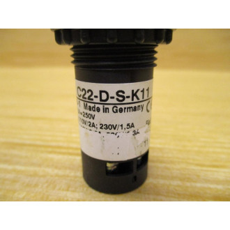 Eaton C22-D-S-K11 Pushbutton C22DSK11 - New No Box