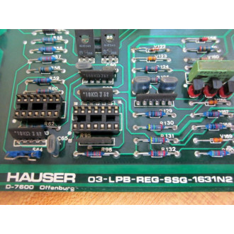 Hauser Elektronik 03-LPB-REG-SSG-1631N2 Circuit Board SSG-100 - Parts Only