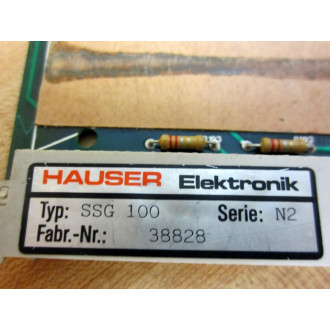 Hauser Elektronik 03-LPB-REG-SSG-1631N2 Circuit Board SSG-100 - Parts Only