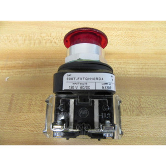 Allen Bradley 800T-FXTQH10RD4 Push Button 800TFXTQH10RD4 - New No Box